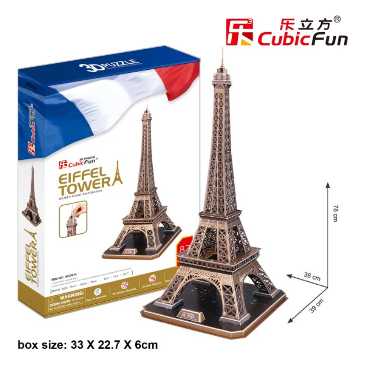3D Puzzle Eiffeltower